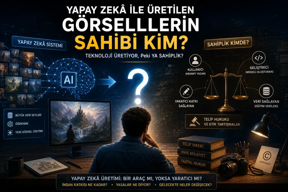 Yapay Zekâ ile Üretilen Görsellerin Telif Hakkı Kime Ait? 2 Yapay Zeka ile Uretilen Gorsellerin Sahibi Kim
