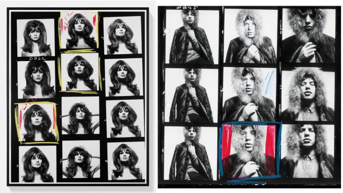 David Bailey'nin Efsanevi "Box of Pin-Ups" Kontak Baskıları İlk Kez Satışta 6 David Bailey