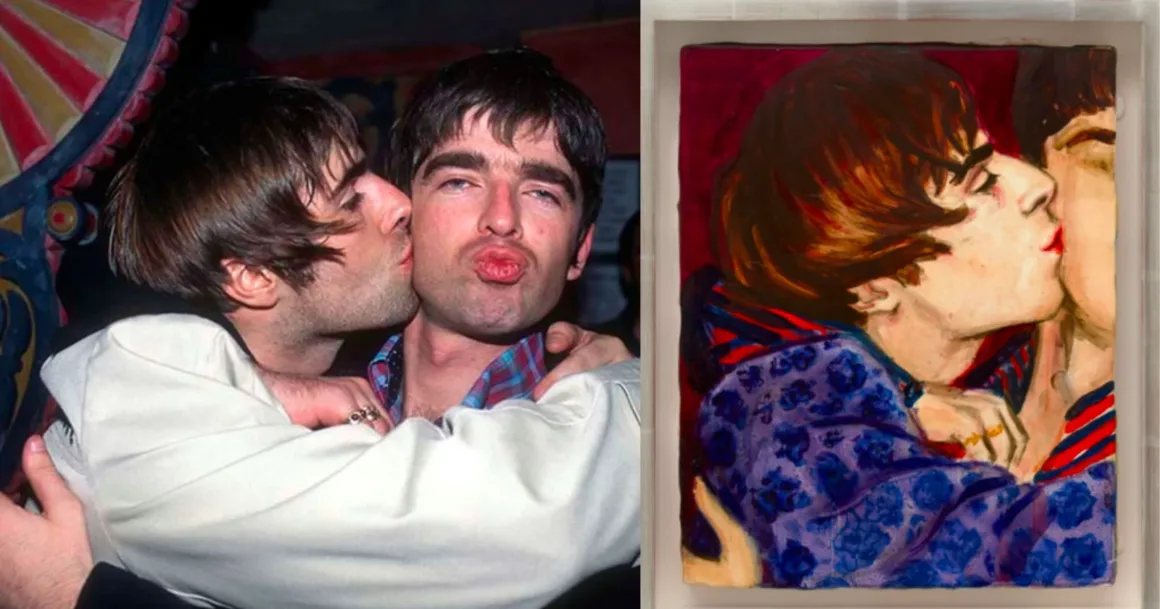 Fotoğrafçı, Oasis Fotoğrafını 2 Milyon Dolarlık Tabloya Dönüştüren Sanatçıya Dava Açtı
Liam ve Noel Gallagher’ın fotoğrafı ile bu fotoğraftan esinlenilen tablonun yan yana karşılaştırması.