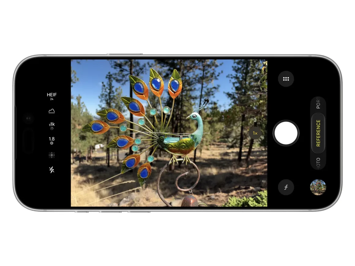 Apple Reference Image: “Doğrulanabilir Fotoğraflar” İçin Yeni Standart mı? 20 iPhone Kamera uygulamasında Apple Reference Image modu açık durumda.