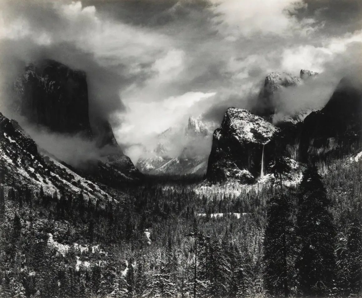 Ansel Adams’ın Zone Sistemi Dijital Fotoğrafçılıkta Hâlâ Geçerli mi? 16 Ansel Adams Clearing Winter Storm Yosemite Valley