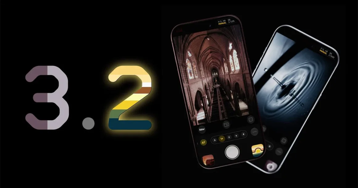 Halide 3.2, Apple’ın Yeni Değişken Diyaframını Daha da İleri Taşıyor 18 Halide, Apple’ın Yeni Değişken Diyaframını Daha da İleri Taşıyor
3.2 numarasının yanında, manuel kamera ayarları ve bir kilise iç mekânı fotoğrafı gösteren kamera arayüzlerine sahip iki akıllı telefon.