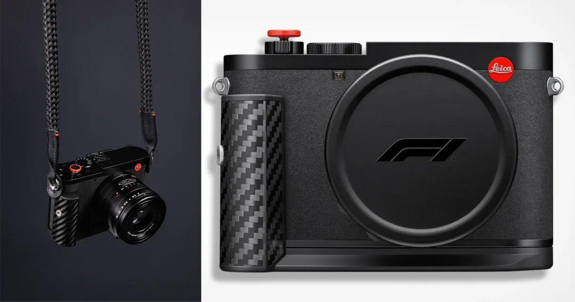 Leica Q3 43 Formula 1 Edition: Karbon Fiber Detaylı Özel Seri 1 Leica Q3 43 Formula 1 Edition: Karbon Fiber Detaylı Özel Seri
Karbon fiber tutma bölümüne sahip Leica fotoğraf makinesi ve objektif kapağında F1 logosu görülüyor; kamera bir karede askısıyla asılı, diğerinde yakın planda gösteriliyor.