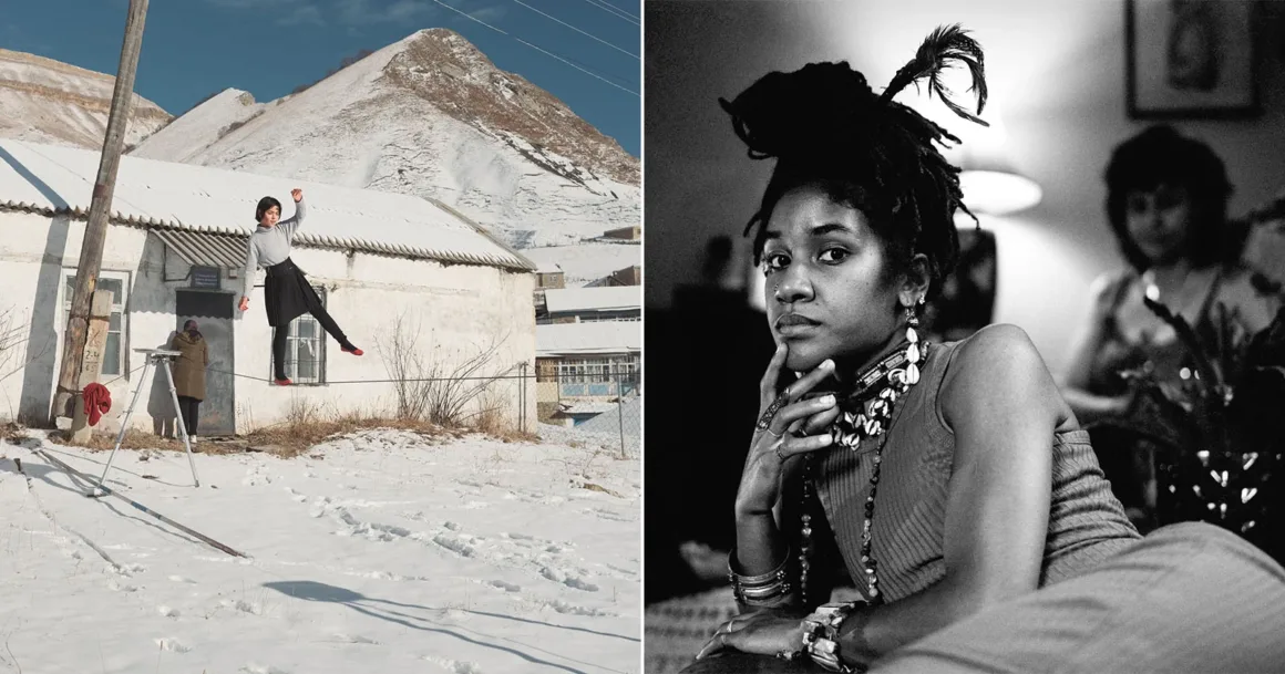 Leica Oskar Barnack Award 2026 Kazananları Açıklandı 1 Leica Oskar Barnack Award 2026 Kazananları Açıklandı
Solda karlı dağ manzarasında ip üzerinde dengede duran bir kadın, sağda ise takılar takan loc saçlı bir kadının siyah-beyaz portresi görülüyor.